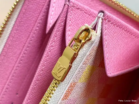Rep ladies cm WALLET-19.5*10.5*2.5 VUITTON LOUIS ZIPPY 0606